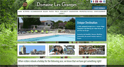 Desktop Screenshot of lesgranges.com